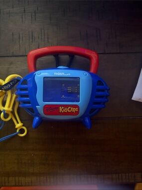 Tiger Disney Kid Clips Portable Kids Cassette Player — Blue & Red